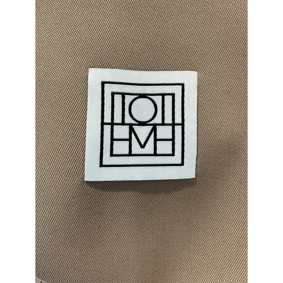 Toteme Beige Double-Breasted Trench Coat - Picture 4 of 6